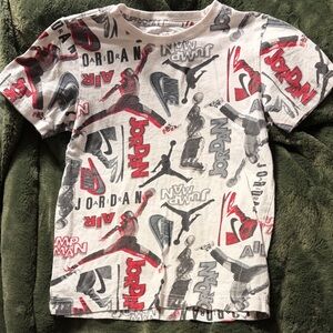Jordan Kids Graphic Tee - Red, Black, Gray